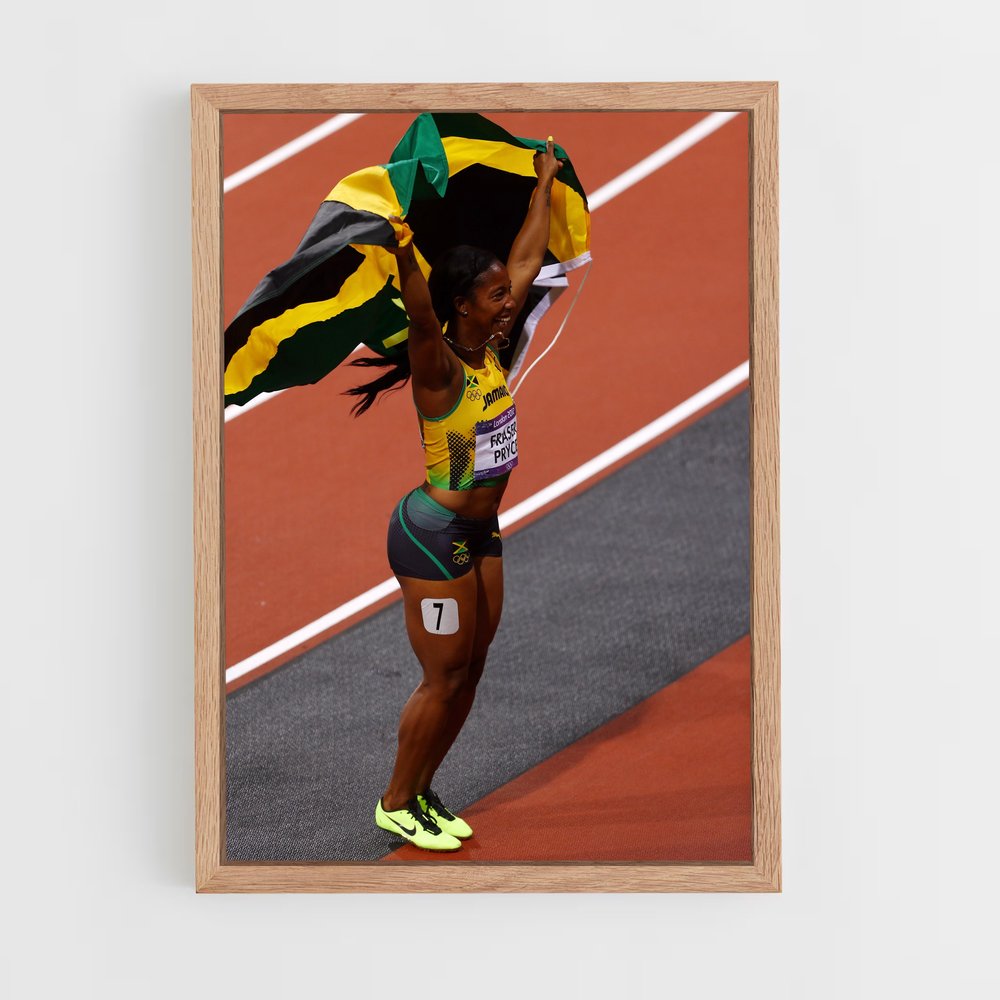Poster La Fierté de la Piste – affiche Athlétisme (vue 4)